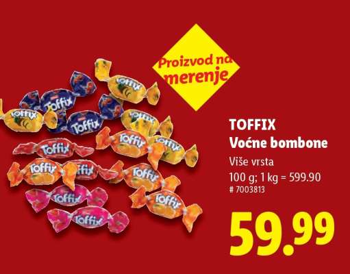TOFFIX Voćne bombone