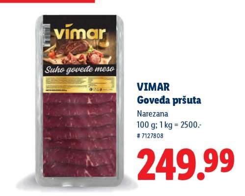 Vimar Goveđa pršuta