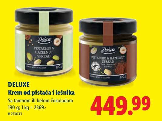 Deluxe Krem od pistaća i lešnika