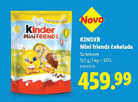 KINDER Mini friends čokolada