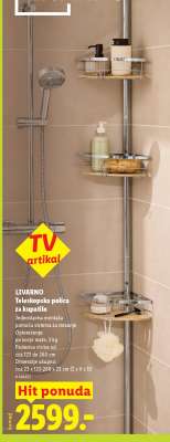 LIVARNO Teleskopska polica za kupatilo