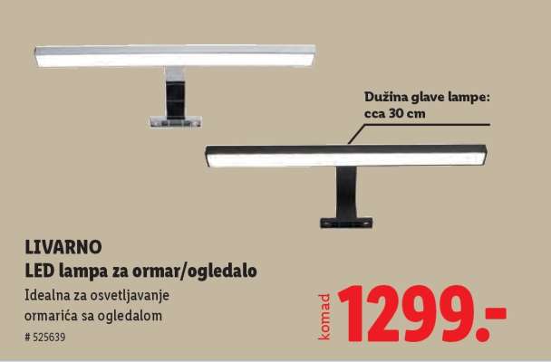 LIVARNO LED lampa za ormar/ogledalo