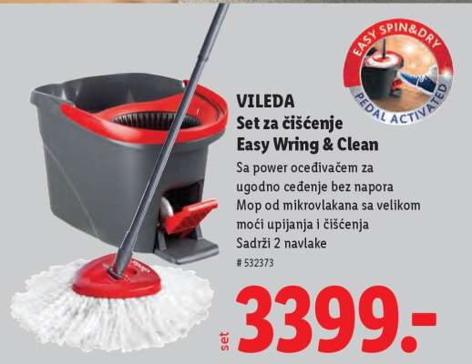 Vileda Set za čišćenje Easy Wring & Clean