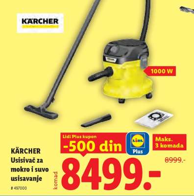 KÄRCHER Usisivač za mokro i suvo usisavanje