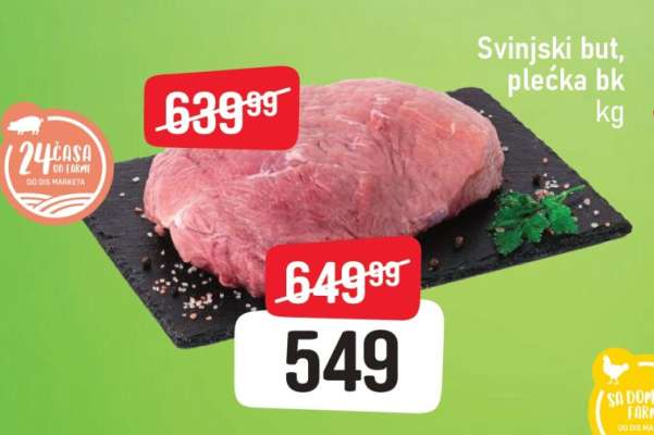 Svinjski but, plećka bk