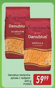 Danubius testenina spirala/radjator