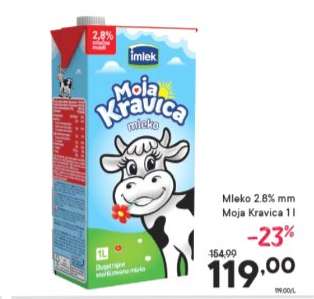 Mleko 2.8%mm Moja Kravica 1 l