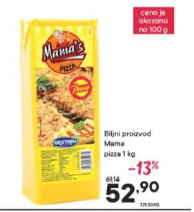 Biljni proizvod Mama pizza 1 kg