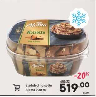 Sladoled noisette Aloma 900 ml