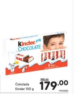 Čokolada Kinder 100 g