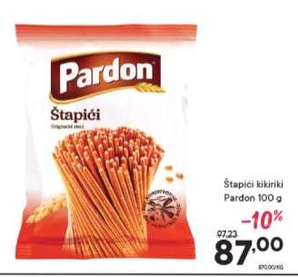Štapići kikiriki Pardon 100 g