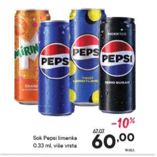 Sok Pepsi limenka