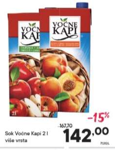 Sok Voćne kapi 2 l