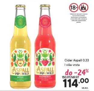 Cider Aspall 0.33 l