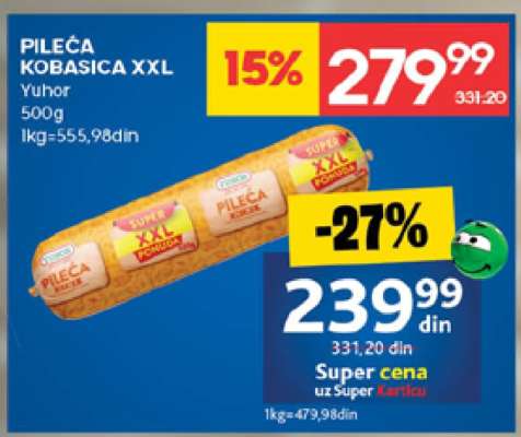 PILEĆA KOBASICA XXL