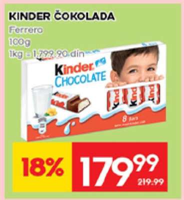 Kinder Čokolada