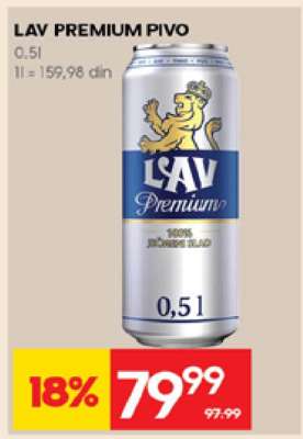 Lav Premium pivo