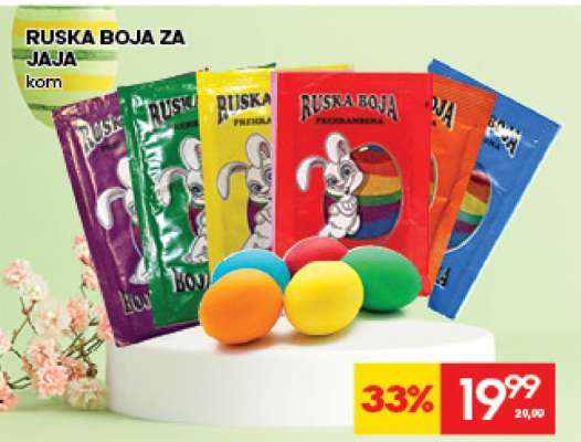 RUSKA BOJA ZA JAJA