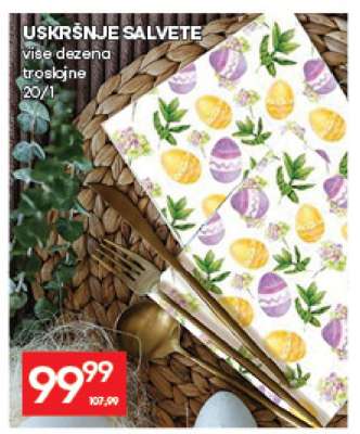 USKRŠNJE SALVETE