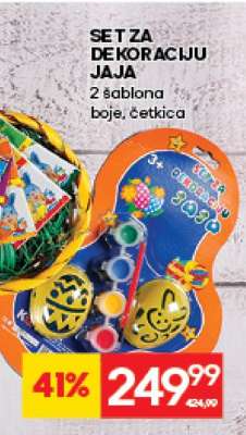 SET ZA DEKORACIJU JAJA