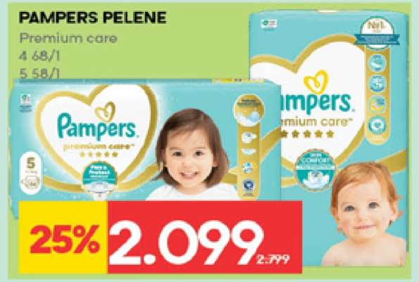 Pampers pelene