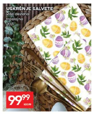 USKRŠNJE SALVETE