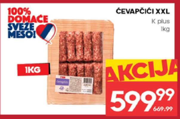 ČEVAPČIĆI XXL