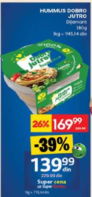 HUMMUS DOBRO JUTRO