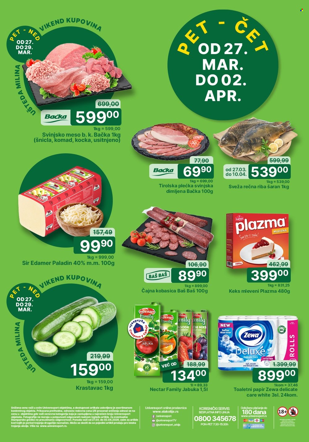 Univerexport katalog - 27.03.2026 - 02.04.2026. Stranica 1