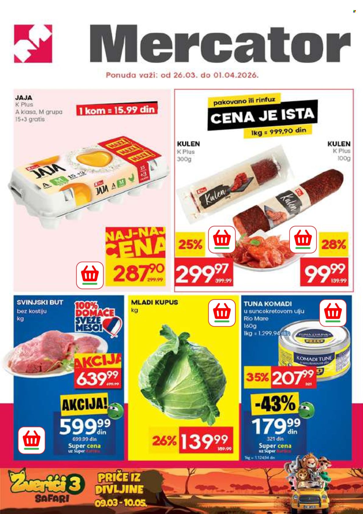 Mercator Centar katalog - 26.03.2026 - 01.04.2026. Stranica 1