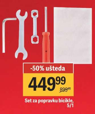 Set za popravku bicikle, 5/1