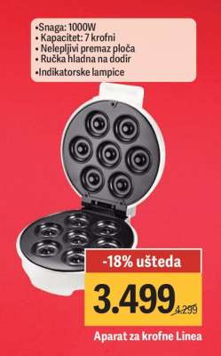 Aparat za krofne Linea