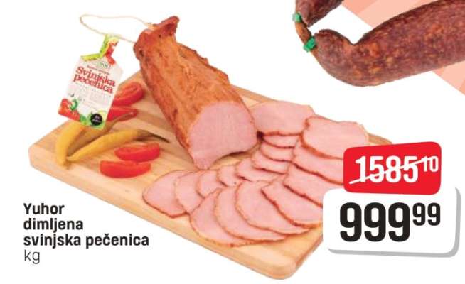 Yuhor dimljena svinjska pecenica