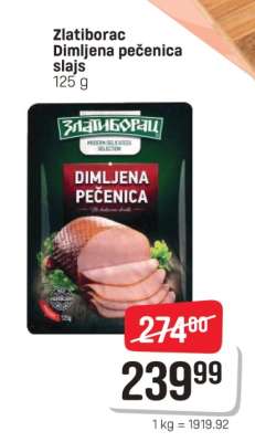 Zlatiborac Dimljena pečenica slajs