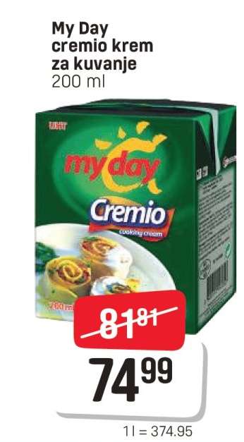 My Day Cremio krem za kuvanje