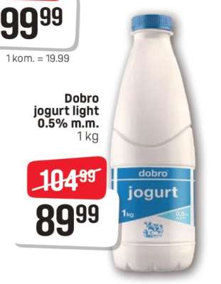 Dobro jogurt light 0.5% m.m.