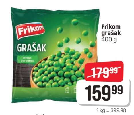 Frikom grašak