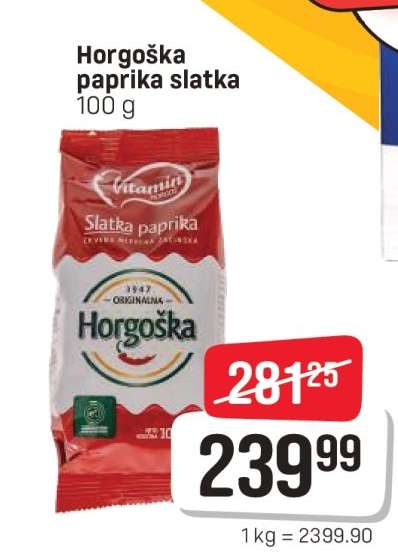 Horgoška paprika slatka