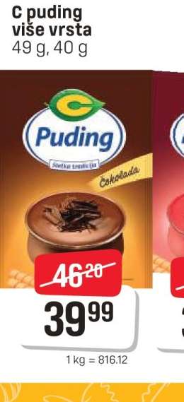 C puding više vrsta