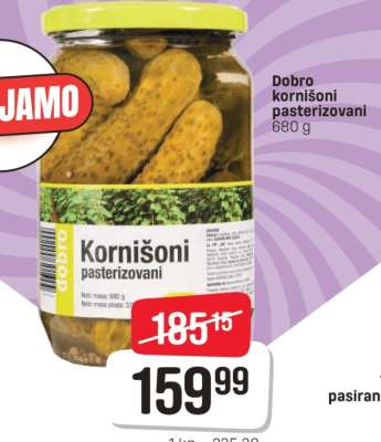 Dobro kornišoni pasterizovani