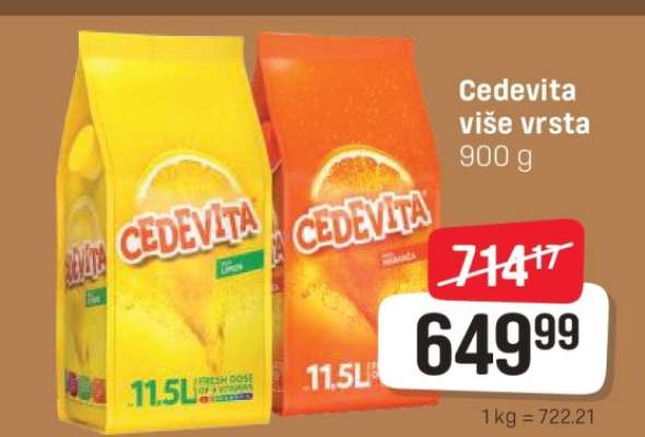 Cedevita više vrsta