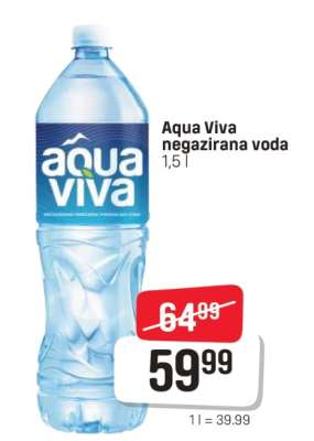 Aqua Viva Negazirana voda