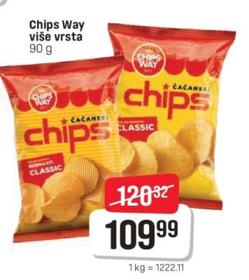 Chips Way više vrsta