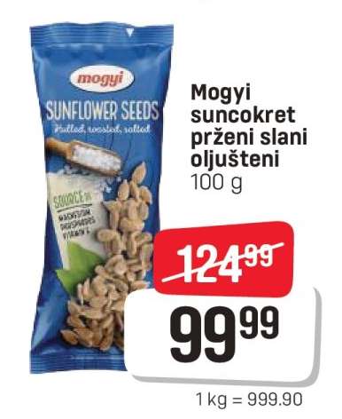 Mogyi suncokret prženi slani oljušteni