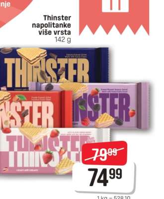 Thinster napolitanke više vrsta
