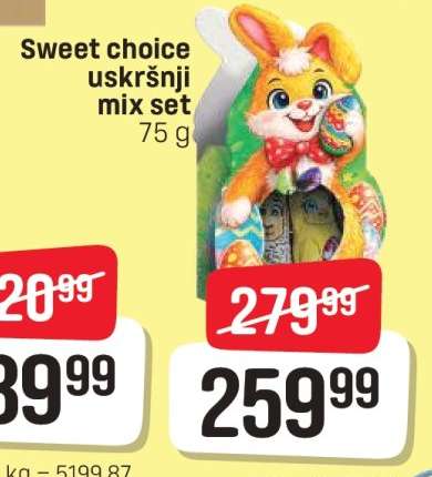 Sweet choice uskršnji mix set