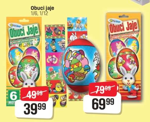 Obuci jaje (6 motiva)