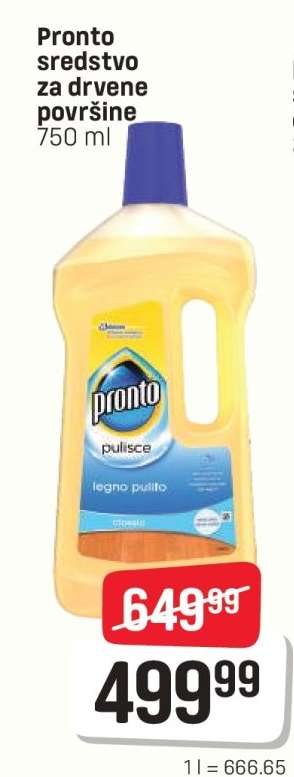 Pronto sredstvo za drvene površine