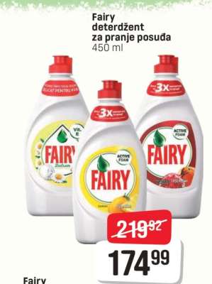 Fairy Deterdžent za pranje posuđa