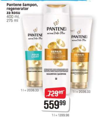 Pantene šampon, regenerator za kosu